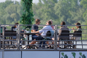 Floating Restaurant on Vistula in Warsaw